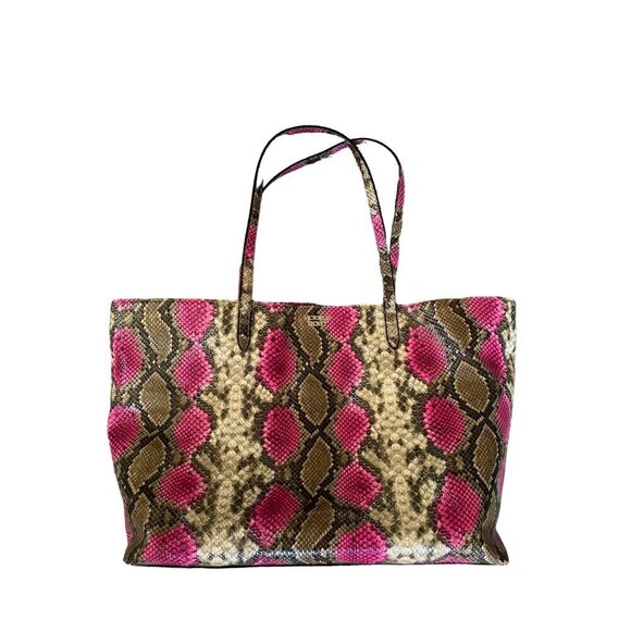 Pink Python Animal Print Victoria's Secret Tote, Wallet & wristlet  Handbag Set - Picture 11 of 11